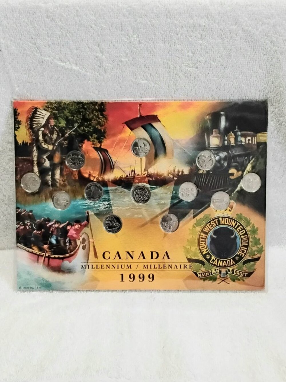 Sealed 1999 North West Mounted Police Millennium Provincial Quarters Set!!